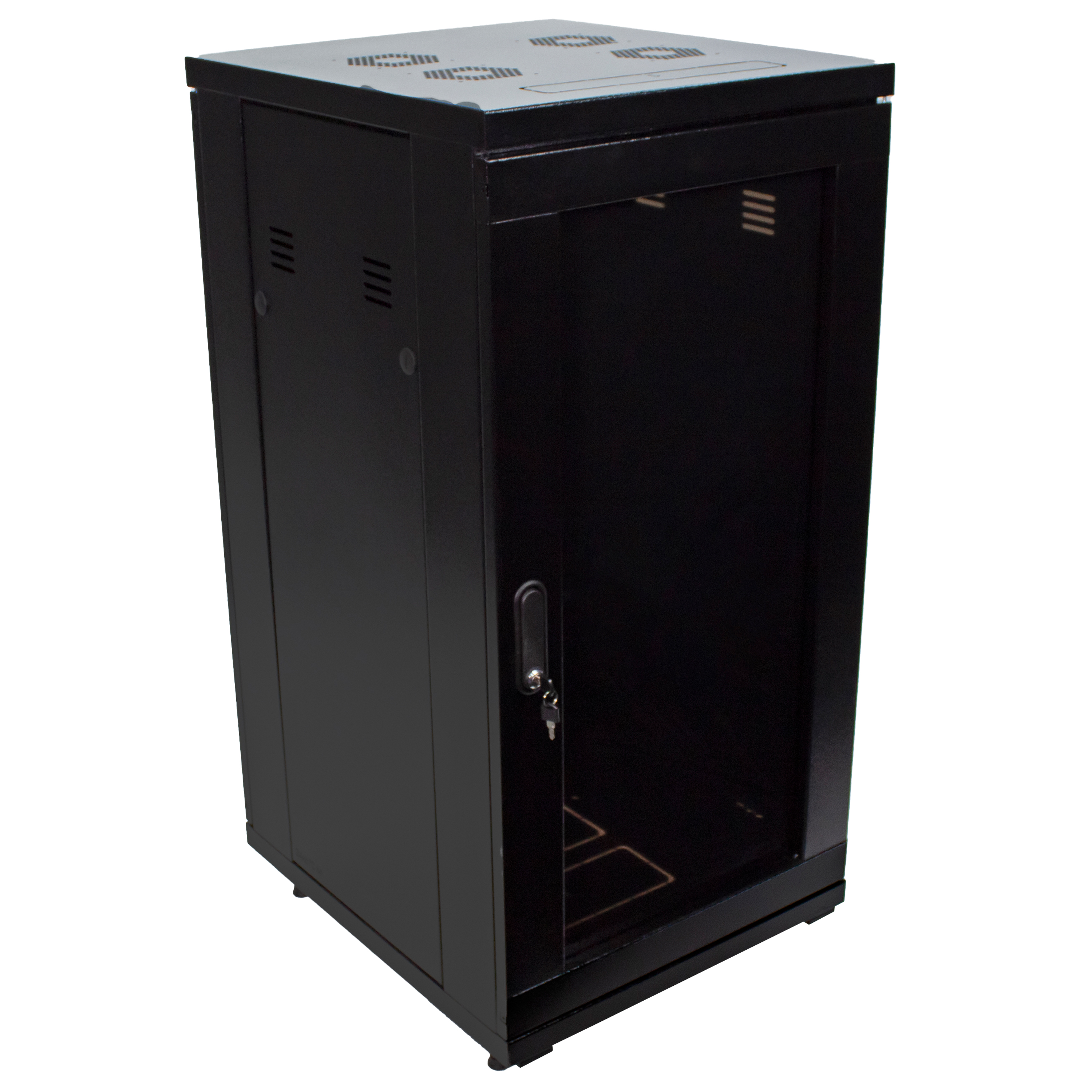 GABINETE FECHADO 16U X 570MM  PRETO | NETCIA RACKS