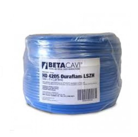 CABO COAXIAL BETACAV HD4205 LSZH ROLO C/200MT AZUL | 00422110200 | BETACAVI