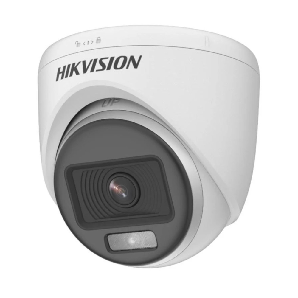 CÂMERA DOME/TURRENT COLORVU 2.8MM 2MP LUZ BRANCA 20M | DS-2CE70DF0T-PF | HIKVISION