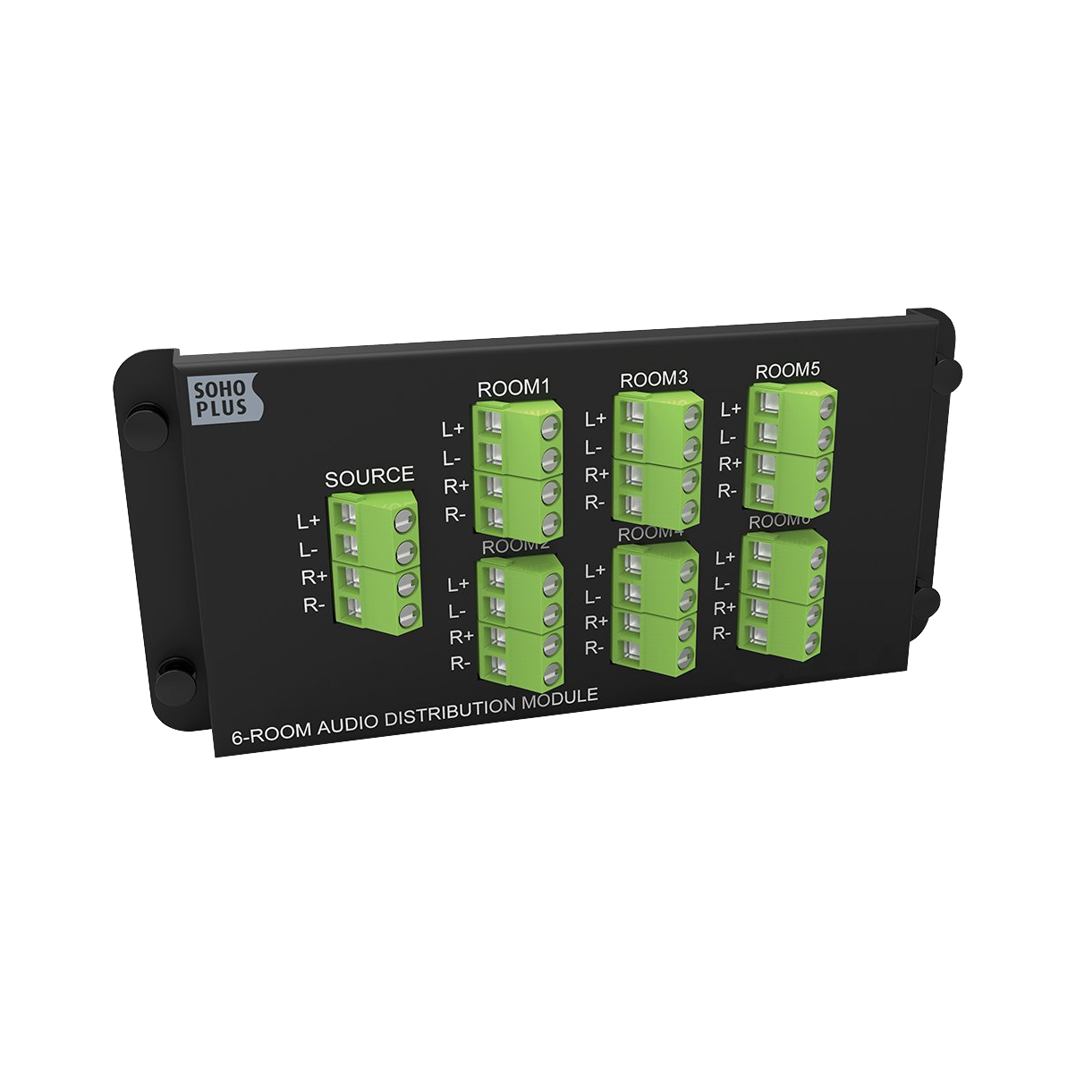 MÓDULO DE DISTRIBUIÇÃO DE ÁUDIO STEREO CDM 6 AMBIENTES | 35600043 | FURUKAWA