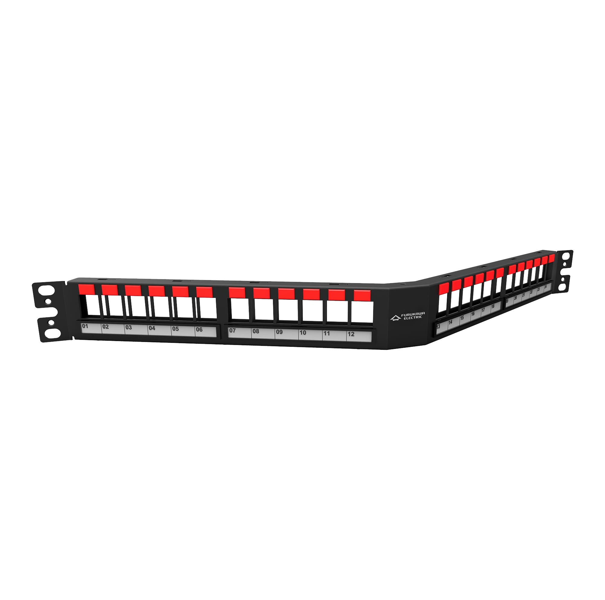 PATCH PANEL DESCARREGADO 24P ANGULAR 1U | 35050808 | FURUKAWA