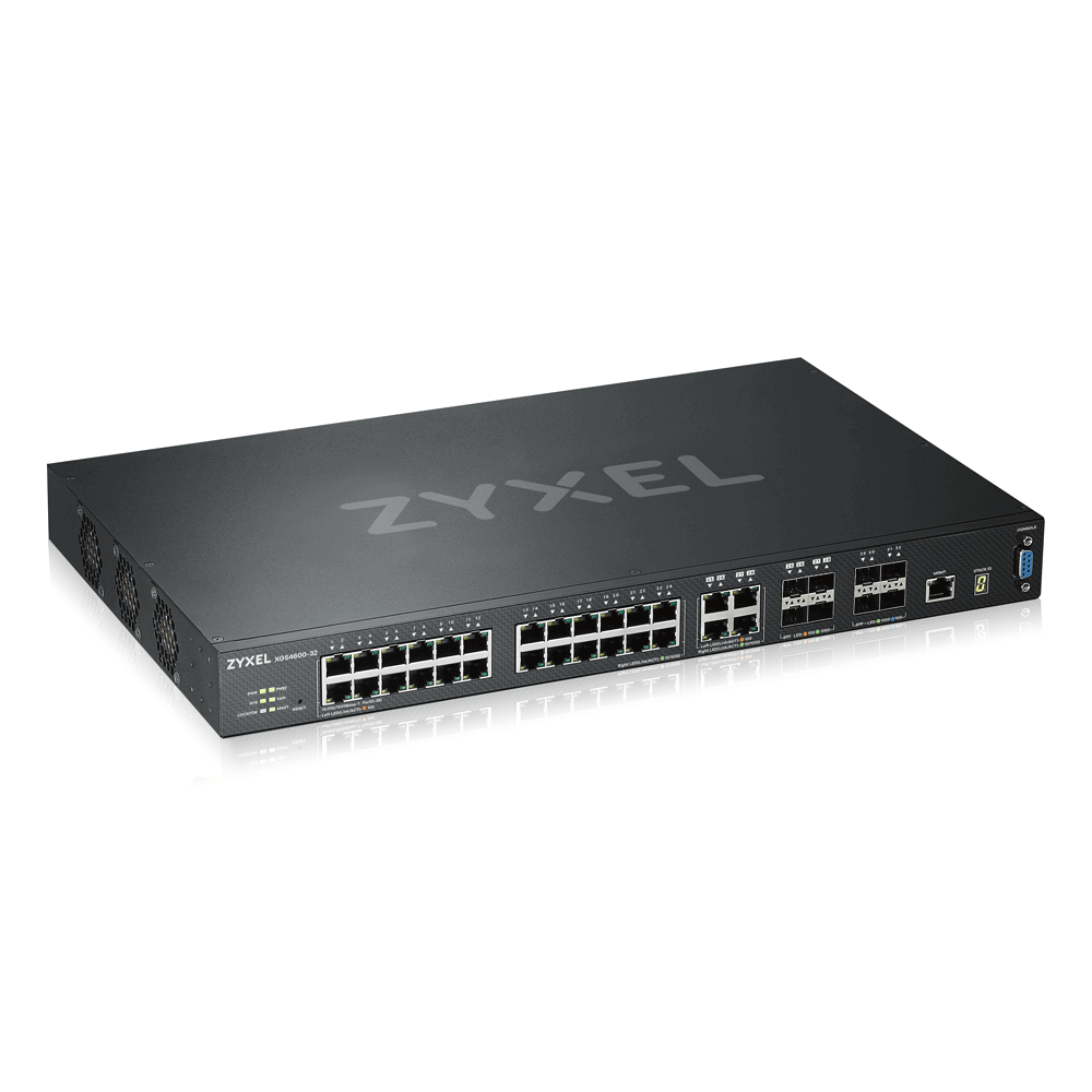 SWITCH 28P 10/100/1000 4SFP COMBO +4SFP+(10GB) L3 DUAL AC POWER | XGS4600-32 | ZYXEL