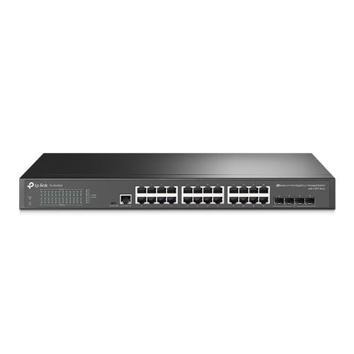 SWITCH GERENCIÁVEL L2+ 24P 4 SLOTS SFP JETSTREAM | TL-SG3428 | TP-LINK